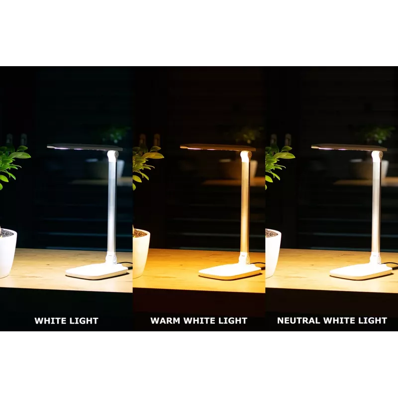 Montis Lampka biurkowa wielofunkcyjna LED MT042 table lamp 5.7 W F White