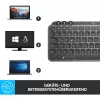 Logitech MX Keys Mini - Keyboard - backlit - Bluetooth - QWERTZ - Swiss - Graphite (920-010485)