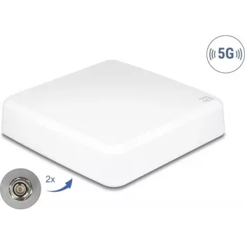 Directional Outdoor Antenna DELOCK 81467 — 5G, 2× N connectors, White