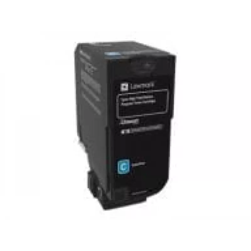 Toner Lexmark RETURN-TONER CARTRIDGE CYAN 74C2HC0 3000 pages