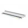 Patch panel 1U LANBERG PPS7-1024-S — 24-port, Cat7, F/UTP, metal, 1U (445×102×44.5 mm)