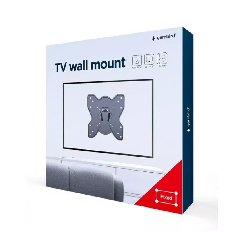TV SET ACC WALL MOUNT 23-42/WM-42F-03 GEMBIRD