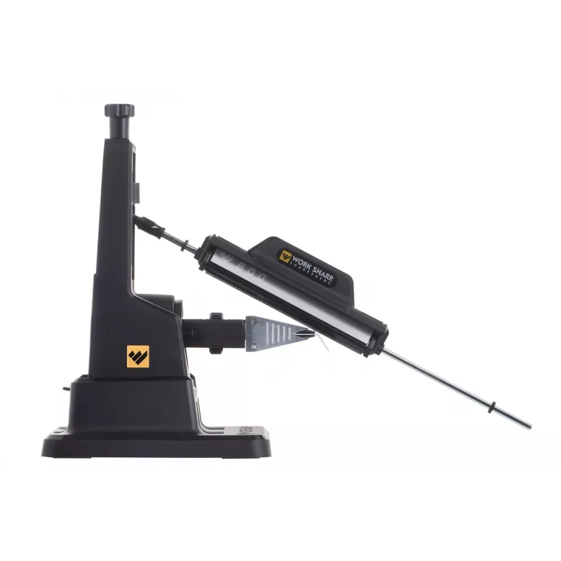 Knife sharpener Work Sharp Precision Adjust 09DX164 adjustable angle with ceramic honing rod, diamond plates, black, 243.8×165.1×143.3 mm
