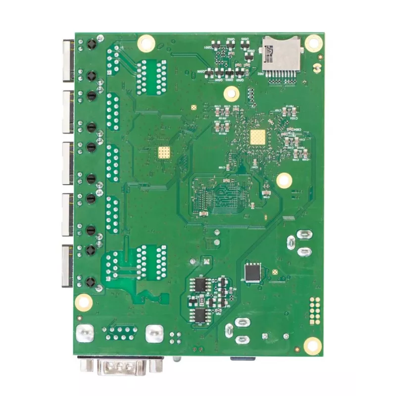 wired router Mikrotik RB450Gx4 Gigabit Ethernet Green