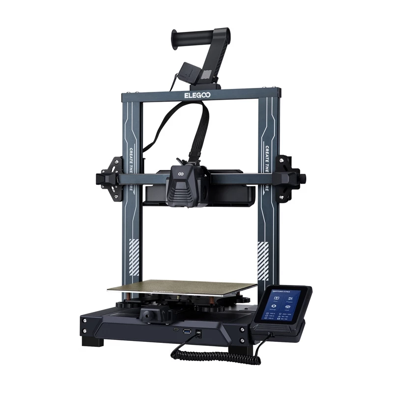 3D printer Elegoo Neptune 4 Pro with Dual Z-axis and silent stepper drivers