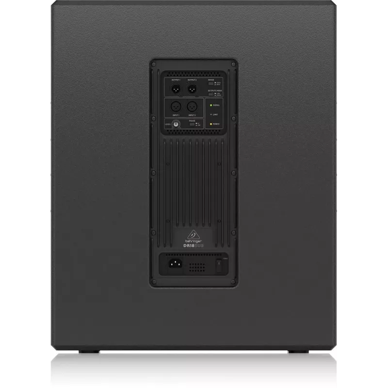 Behringer DR18SUB subwoofer Black Active subwoofer 800 W
