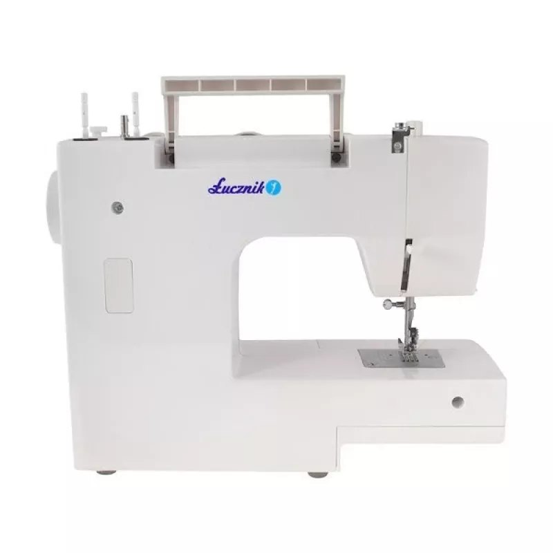 Sewing machine lucznik Laura 555 — mechanical, 5 stitch patterns, 4-step buttonhole, free arm, 35 programs