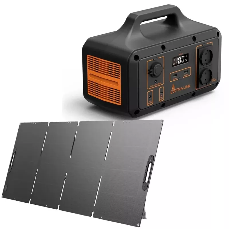 Foldable solar panel Extralink EPS-120W 120W Monocrystalline silicon