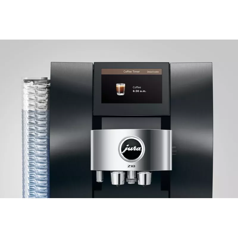 Espresso machine JURA Z10 Fully-auto 2.4 L Aluminium Black, 1450 W, 15 bar, 51 beverages