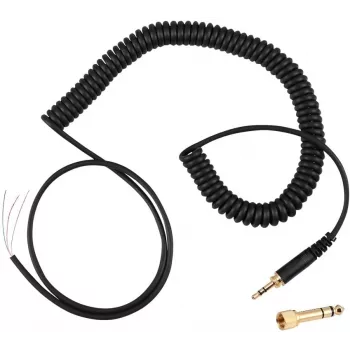 Wired Straight Replacement Cable for Beyerdynamic DT 770 PRO, Black