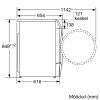 Bosch WNC254A0SN Washer Dryer 10.5 kg / 6 kg 1400 RPM