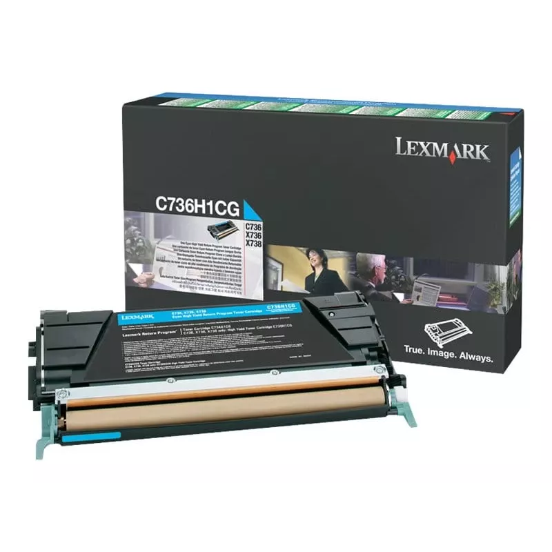 Lexmark C736H1CG - Toner cyan - for C736dn, C736dtn, C736N, X736de, X738de, X738dte