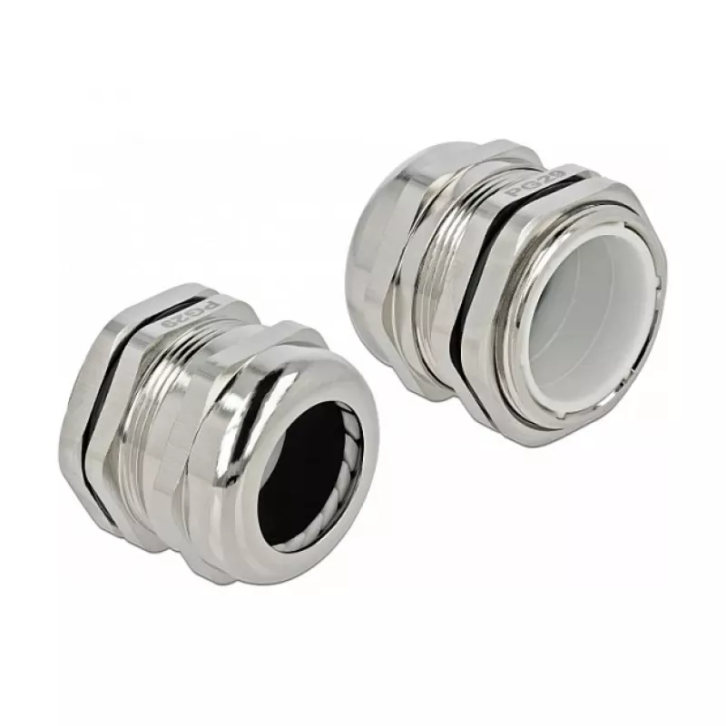 Cable Gland DeLOCK 60283 Silver Brass