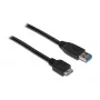 Connection Cable USB 3.0 Plug A to plug Micro B, black, 3m, Good Connections® (2710-MB03)