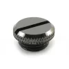XSPC G1/4 inch V2 Threaded Stop Plug, 10-pack — black chrome