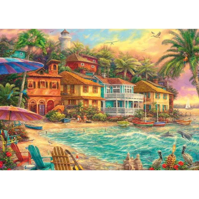 Chuck Pinson: Inselzeit, Puzzle 1000 Pieces