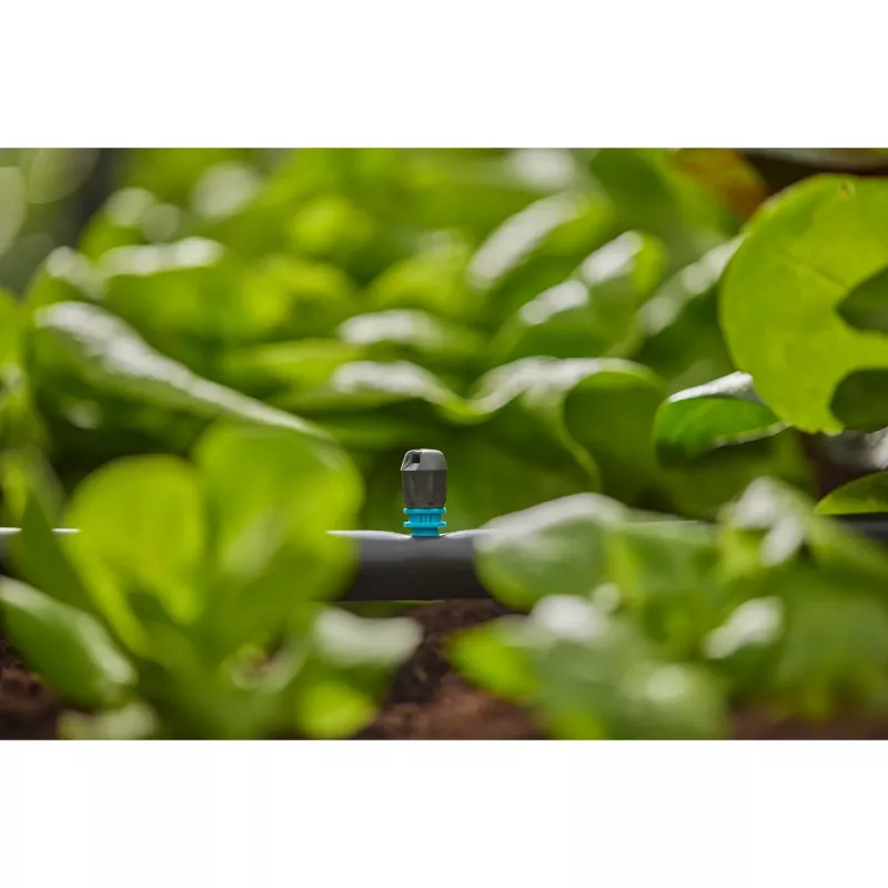 Irrigation Dripper Gardena 13318-20 End-line Mounting Black Plastic