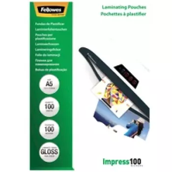 Laminator Pouch GLOSSY/A5 100 100PCS 5351002 Fellowes