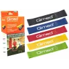 Resistance Exercise Band Set MDH DRQM3MYYSETP — 5 loop bands (50 cm length), latex, widths 5 cm, loads 4.5–31.5 kg