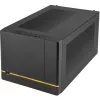 SilverStone SUGO SG14B - Tower - Mini-DTX - without Power Supply (ATX / PS/2) - Black - USB/Audio (SST-SG14B)