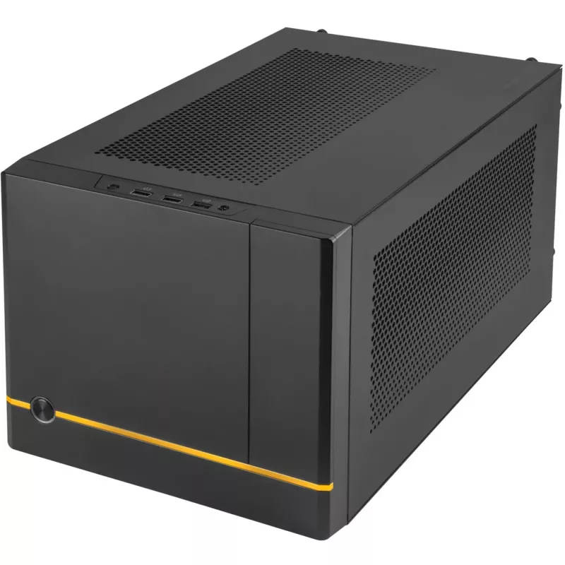 SilverStone SUGO SG14B - Tower - Mini-DTX - without Power Supply (ATX / PS/2) - Black - USB/Audio (SST-SG14B)