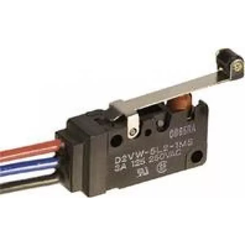 Omron D2VW-5L2A-1MS microswitch 250 V/DC 5 A 1 x on/(on) 1 pc(s) Bag
