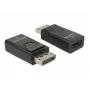 Delock Adapter DisplayPort 1.2 Stecker zu HDMI Buchse 4K Passiv schwarz