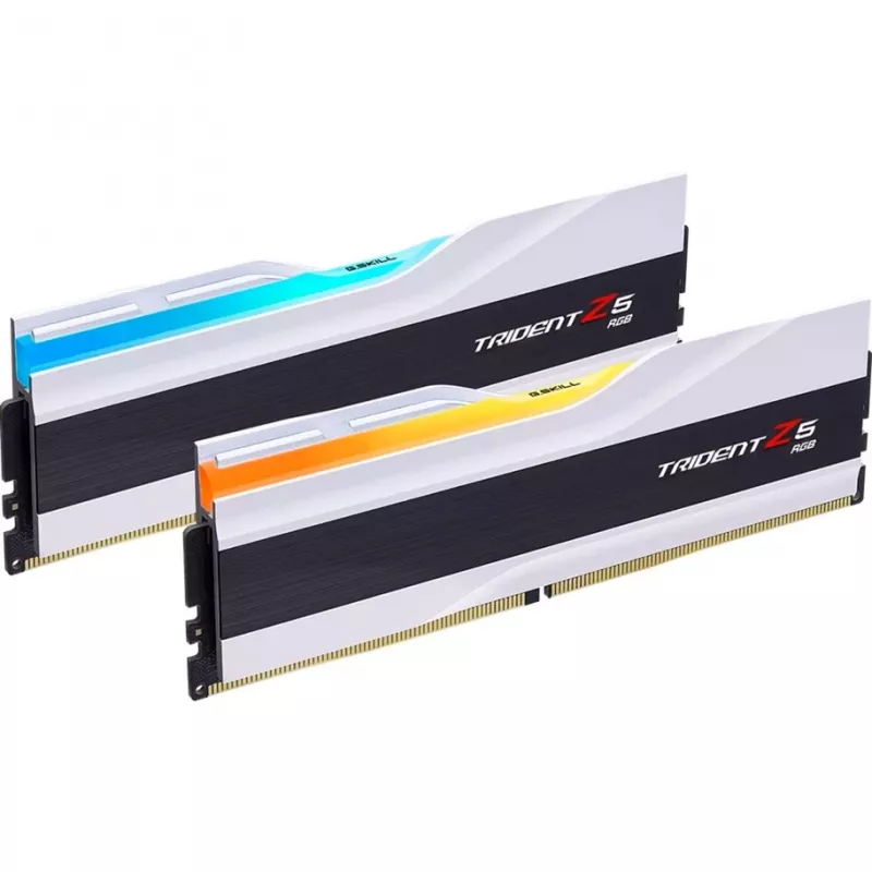 G.Skill Trident Z5 RGB - DDR5 - Kit - 48 GB: 2 x 24 GB - DIMM 288-PIN - 8200 MHz / PC5-65600 - CL40 - 1.35 V - unbuffered - on-die ECC - Matte White (F5-8200J4052F24GX2-TZ5RW)