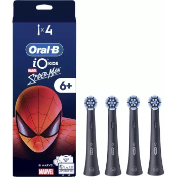 Replacement brush heads for kids Oral‑B iO kids Refills Spiderman — 4 brush heads