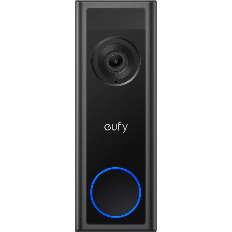 Video doorbell Eufy C31 2K with MicroSD support, 2560×1440, 6500 mAh, wired & wireless, black