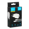 USB charger IBOX ILUC42W 42W (33W max), 1×USB-C PD3.0, 1×USB-A QC3.0, 100–240V, white