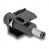 DeLOCK Keystone Module DC 5.5 x 2.1 mm female to DC 5.5 x 2.5 mm male black