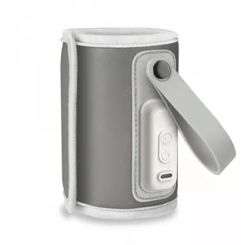 Bottle warmer Lionelo Thermup Go Grey — portable bottle heater for baby feeding