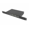 Unmanaged switch LANBERG RSGE-24 — 24× Gigabit Ethernet 1U, rack-mountable, black