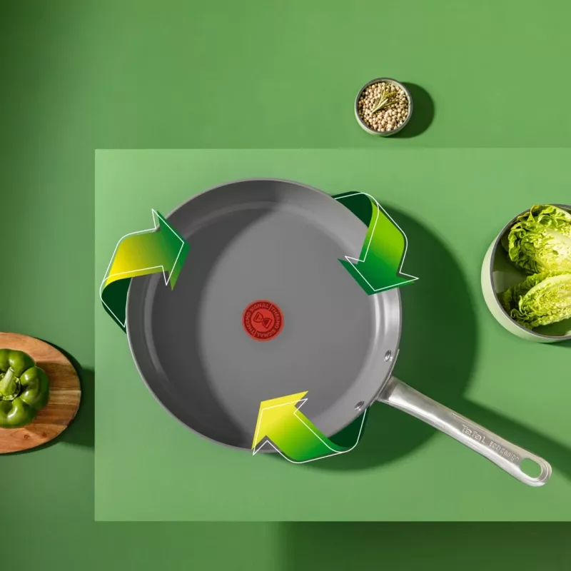Frypan Tefal Renewal C4260443 24 cm — aluminium, ceramic non-stick, induction compatible, Thermo-Spot