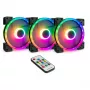 INTER-TECH Argus RGB-Fan Set RS-14 140mm ARGB 3-Pack Black