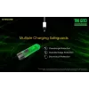 Keychain flashlight Nitecore TIKI GITD Grey — USB rechargeable, 1 lm, 55 mm, 12 g, IP66