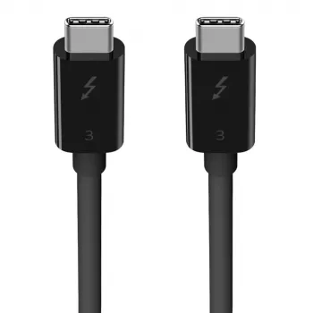 Cable USB C to USB C Belkin F2CD084bt0.8MBK 0.8 m 40 Gbit/s Black