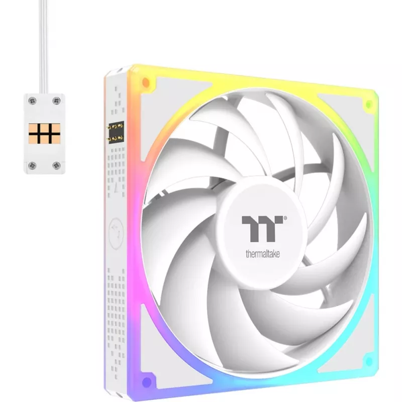 Cooling fan pack THERMALTAKE TOUGHFAN EX 140 ARGB Sync White — 140mm, 3-pack