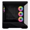 PC Case Lian Li Vector V100 Midi Tower — Black with Transparent Panel, supports 3×120mm side + 1×120mm rear fans, 3.5 inch HDD, 2.5 inch SSD, 235.5×446×484.6 mm