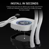 Display Corsair Nautilus RS Liquid Cooling System White 78mm