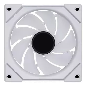 120mm Lian Li UNI FAN SL-INF Wireless ARGB PWM — White, modular magnetic fan system