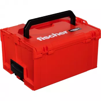 Toolbox FISCHER L-BOXX FLB 238 empty, red/black, modular storage case