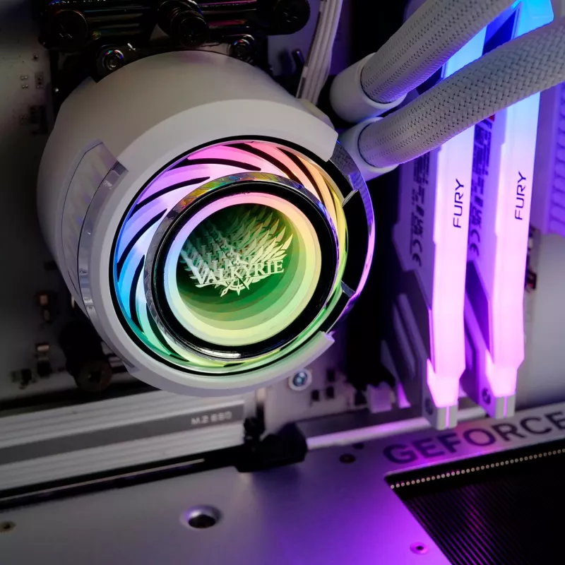 Jarn 240 ARGB, Liquid Cooling White