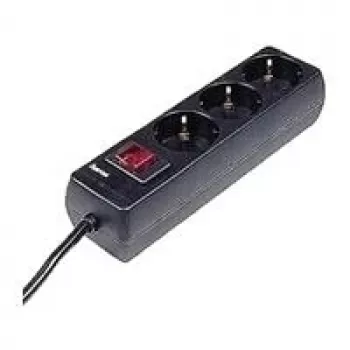 Hama 00030392 surge protector Black 3 AC outlet(s) 230 V 1.4 m