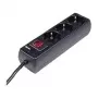 Hama 00030392 surge protector Black 3 AC outlet(s) 230 V 1.4 m