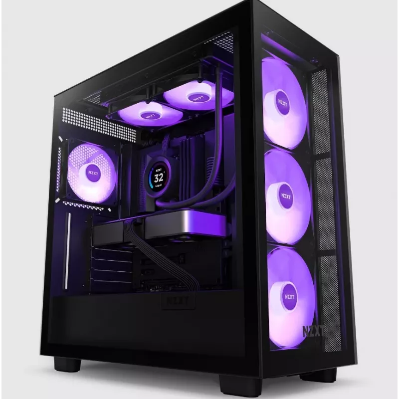 All-in-one liquid cooler NZXT Kraken Elite 240 RGB 12 cm Black