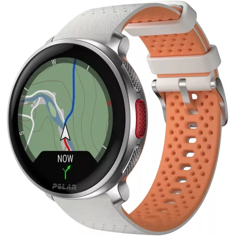 Polar Vantage V3 - Aluminium - Sports Watch with Band - Silicone - Display 3.5 cm (1.39) - 32GB - Bluetooth - 57 g - Sunrise Apricot (900108893)