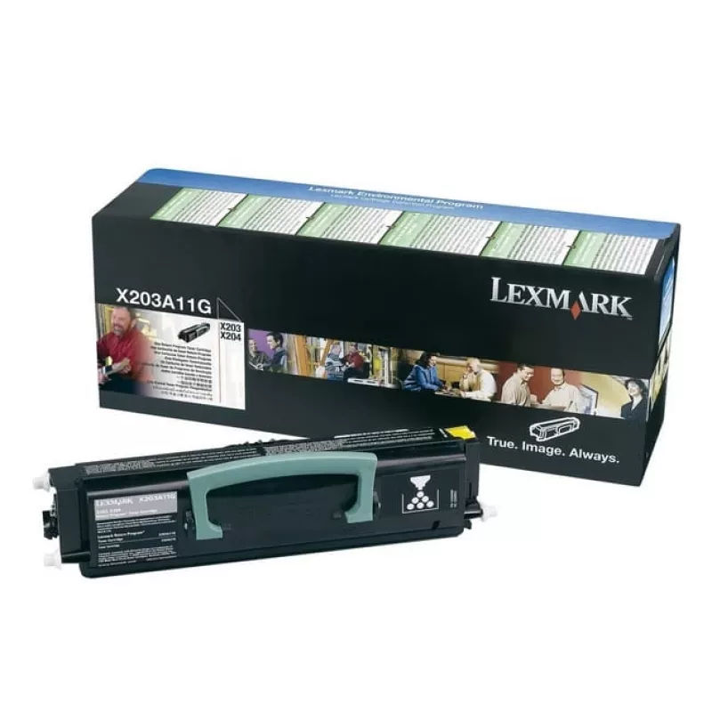 Lexmark Toner X203A11G - Black - Capacity: 2.500 Pages (X203A11G)