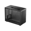 Computer case DeepCool CH160 PLUS Small Form Factor SFF ATX/mATX, tempered glass, USB-C, black